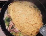 絶品☆鶏肉の酒蒸しパスタ作り方4写真