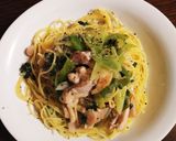 絶品☆鶏肉の酒蒸しパスタ作り方5写真