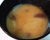 シイタケと長ネギの味噌汁作り方4写真