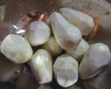 里芋といかの煮物☆ほくほく懐かしい味作り方1写真