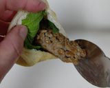 納豆入り焼き油揚げ作り方3写真