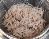 フライパンで簡単♪糸こんにゃくの卵とじ作り方1写真
