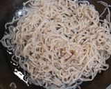フライパンで簡単♪糸こんにゃくの卵とじ作り方2写真