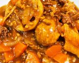 牛・鳥・豚の肉三味ゴールデンカレー作り方14写真
