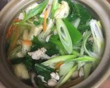 一人用土鍋で作るみそ煮込みうどん作り方1写真
