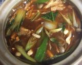 一人用土鍋で作るみそ煮込みうどん作り方2写真