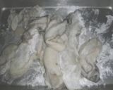 牡蠣とほうれん草の塩炒め作り方2写真