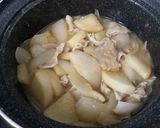 新玉ねぎと豚バラ肉と大根の甘酢煮♪作り方6写真