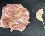 箸が止まらない。ガリバタチキン丼作り方1写真