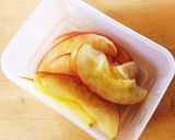 レンジでアップルシナモンプロテインケーキ作り方1写真
