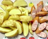 コリアンダーで爽やか＊バジルマヨポテト作り方1写真