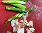 アスパラ、ベーコンのカレー炒め作り方1写真