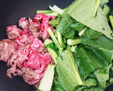 お弁当★和牛と小松菜の焦がしバター炒め作り方6写真