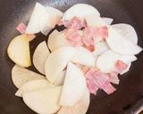 お弁当にも♡大根とベーコンの春の洋風煮物作り方5写真