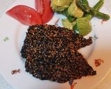 胡麻たっぷり鯵のアジアンソテー作り方8写真