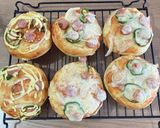 HB☆ほんのり香るカレー生地のピザぱん作り方11写真