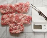 薄切り肉保存法作り方1写真