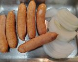 クラフトビールにソーセージのチーズ焼き！作り方1写真