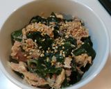 簡単!旨い!サバ缶とわかめの酢味噌和え♪作り方3写真
