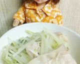 リカちゃん♡水菜と豚肉 金山寺味噌で味変作り方15写真