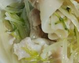 リカちゃん♡水菜と豚肉 金山寺味噌で味変作り方18写真