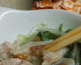 リカちゃん♡水菜と豚肉 金山寺味噌で味変作り方27写真
