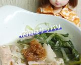 リカちゃん♡水菜と豚肉 金山寺味噌で味変作り方30写真