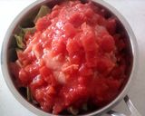 にんにくと塩でトマト煮込みーキャベツと肉作り方3写真