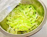 塩バターラーメン風♡in春キャベツで麺♡作り方5写真