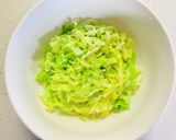 塩バターラーメン風♡in春キャベツで麺♡作り方6写真