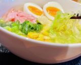 塩バターラーメン風♡in春キャベツで麺♡作り方9写真
