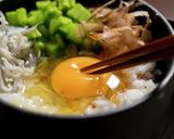 STKG 〜サボテン卵かけご飯〜作り方3写真