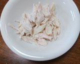 簡単、ささみときゅうりのゴマだれ和え作り方1写真