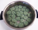豆腐入りよもぎ白玉と自家製あんこ作り方6写真