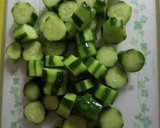きゅうりとトマトの中華風サラダ作り方1写真