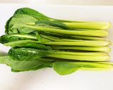 茅乃舎だしで作る野沢菜漬風小松菜作り方1写真