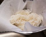椎茸のビーフンお好み焼き作り方2写真