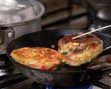 椎茸のビーフンお好み焼き作り方10写真