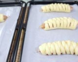 編み込み模様のウインナーロールパン作り方7写真