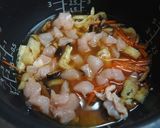 胸肉で炊き込みご飯！片栗粉で柔らか♡作り方4写真
