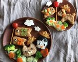 こどもの日、ツナバーグの鯉のぼりプレート作り方12写真