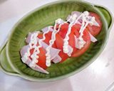 簡単一品♪5分で◎トマトチーズオーブン焼作り方2写真