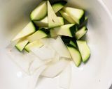 根菜ポン酢わさびごま油炒め味温野菜サラダ作り方3写真