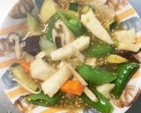 根菜ポン酢わさびごま油炒め味温野菜サラダ作り方13写真