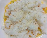 レンジde簡単♪ネギ油香る卵炒飯作り方6写真
