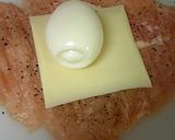 びっくり照り焼きチーズエッグチキン作り方2写真