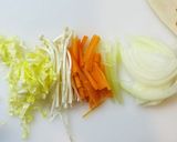 教授直伝！細切野菜の具沢山コンソメスープ作り方3写真