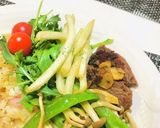 焼肉プレートの夕飯のおかずプレート作り方5写真