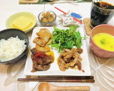 手抜き・豚肉・牛肉・2種類の焼肉プレート作り方6写真