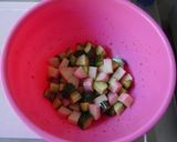 きゅうりとカマボコのころころ和え作り方4写真